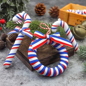 Guirlande <span class=keywords><strong>de</strong></span> <span class=keywords><strong>Noël</strong></span> en mousse artificielle décorée en gros avec nœud Mini guirlande <span class=keywords><strong>de</strong></span> <span class=keywords><strong>porte</strong></span> Ornements suspendus <span class=keywords><strong>décoration</strong></span> murale <span class=keywords><strong>de</strong></span> la fête <span class=keywords><strong>de</strong></span> l'indépendance - Product Image 3