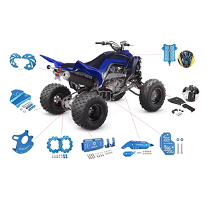 Pièces ATV NICECNC, accessoire en aluminium, capuchon <span class=keywords><strong>de</strong></span> protection d'échappement pour Yamaha Raptor 700 700R YFM 700 YFM700 - Product Image 1