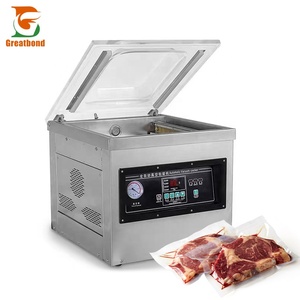 Machine d'emballage sous vide de type table à chambre unique pour aliments, fruits de mer, céréales, riz et briques de thé, modèle Dz-400, prix usine - Product Image 1
