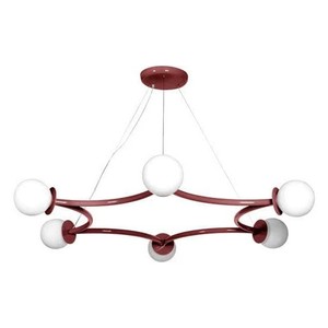 Memphis Hexagonal Chandelier 800mm Green <b>LED</b> E27 Round Pendant <b>Light</b> For Living Room Childrens Room Staircase - Product Image 3
