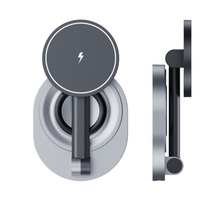 Support de chargeur sans fil magnétique 2 en 1 pliable pour iPhone 12 13 14 Mini Pro Max, Station de charge rapide