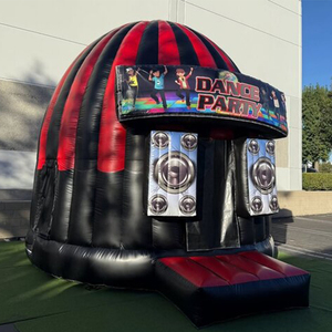 Castello Gonfiabile a Tema Disco, Casa del Divertimento con Trampolino per Feste e <span class=keywords><strong>Intrattenimento</strong></span> per Bambini e <span class=keywords><strong>Adulti</strong></span> - Product Image 4