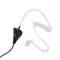 Écouteur filaire intra-auriculaire GT73W-M Motorola M Plug pour talkie-walkie, avec tube acoustique transparent à 2 broches, pour communication bidirectionnelle