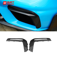 Cadre et décoration de phares en fibre de carbone sèche de haute qualité pour Porsche 718/981/982, pièces de carrosserie améliorées GT4/GT4RS