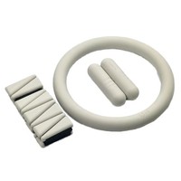 Kit de yoga tout-en-un avec logo personnalisé : Tapis de yoga, équipement de Pilates, haltères en silicone, bande de résistance, bloc de yoga, mini-ballon, anneau de Pilates