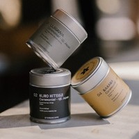 Boîte à thé matcha ronde personnalisée avec logo, en fer blanc de qualité alimentaire, hermétique et anti-lumière, pour le stockage de poudre de thé vert, coffret cadeau – Prix usine