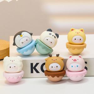 Ensemble de figurines en résine d'animaux, mini ornement de bureau pour la décoration de la maison et du bureau, cadeau artisanal - Product Image 1