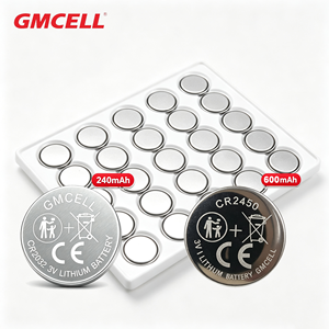 Batteria a Bottone al Litio GMCELL <span class=keywords><strong>CR2032</strong></span> CR2450 <span class=keywords><strong>3V</strong></span> 600mAh Personalizzata per Telecomandi di Giocattoli, Vendita all'Ingrosso - Product Image 1