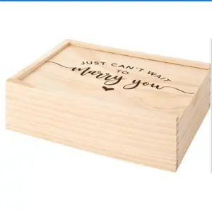 Natural DIY Wooden Storage Box Ideal For The Storage Of Birthday Celebration Boards Painting Projects
