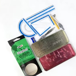 Kit de géométrie 9 pièces avec compas et diviseur, papeterie africaine et ensemble de matériel scolaire à bas prix, personnalisable avec logo – Nouveauté 2026, Vente Flash - Product Image 1