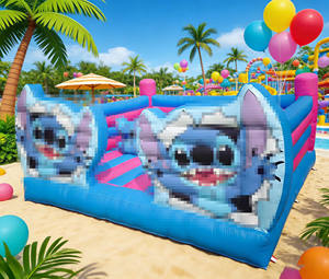 Château Gonflable Commercial en PVC, Très Demandé, <span class=keywords><strong>pour</strong></span> <span class=keywords><strong>Location</strong></span> d'Événements, avec Souffleur d'Air - Product Image 1