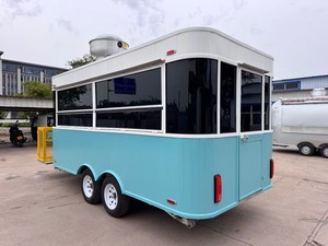 Chứng Nhận CE Dot Di Động Nhỏ Thực Phẩm Giỏ Hàng Đầy Đủ Nhà Bếp Thức Ăn Nhanh Xe Tải Hot Dog Cà Phê Cho Snack BBQ Thực Phẩm Sợi Thủy Tinh Trailer - Product Image 6