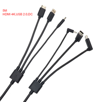 OEMHDMI psx4 vr Eye Game Kamera Verlängerung synchron isations kabel USB 3,5mm DC 4k 60Hz vr Kabel verbindung 5m vr Kabel für HTC VIVE
