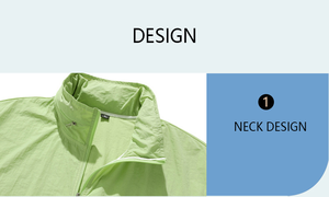 Veste d'extérieur à manches longues unie à capuche pour homme, protection solaire UV UPF 50+, séchage rapide, vente en gros personnalisée - Product Image 4
