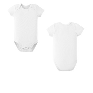 Body per Neonati e Bambini in Poliestere 100% Bianco Personalizzabile con Logo all'Ingrosso per Stampa e Sublimazione - Product Image 5
