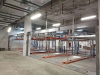 Système de stationnement puzzle semi-automatique intelligent pour parking psh ascenseur et toboggan à plusieurs niveaux