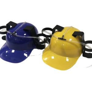 RTS ngụy trang Polyester Mũ bảo hiểm bia có thể cosplay lễ hội sinh nhật đảng uống hat trang phục - Product Image 5