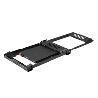 ATEM POWER Réfrigérateur coulissant inclinable latéral électrique 12V pour voiture en acier avec batterie au lithium intégrée 100AH Chargeur DCDC 40A