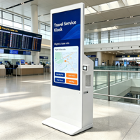 Kiosco Interactivo para Interiores AIYOS con Escáner QR, Sistema de Sonido de 100W, Pantalla Táctil y Servicio de IA Multilingüe Opcional