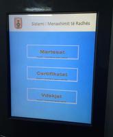 Système de gestion de file d'attente de kiosque de machine de billet bancaire d'appel automatique sans fil électronique QMS