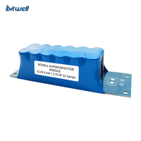 Modul Kapasitor Farad BITWELL 12-Seri Diameter 10mm 32.4V 0.41F yang Dapat Disesuaikan - Suhu Operasi -40~+65