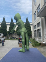 Costume de marionnette extraterrestre gonflable adulte pour la performance d'événement de fête d'Halloween