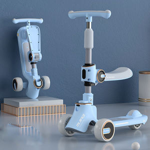 다기능 접이식 아이 킥 3 바퀴 어린이 발 스쿠터 접이식 아기 어린이 스쿠터 어린이를위한 킥 스쿠터 - Product Image 4