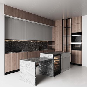 Nuevo diseño de encimera LED en forma de L, mesa de barra para armario de cocina - Product Image 2