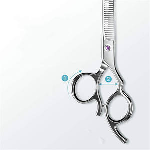 กรรไกรตัดผม Rl Special Handle ขนาด 62 มม. กรรไกรซอยผมสำหรับใช้ในงานเสริมสวย ทำจากสแตนเลส หัวตรง - Product Image 2