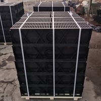 Caniveaux en HDPE pour extérieur, drains de sol en plastique pour garage, canaux de drainage, système de drainage des caniveaux