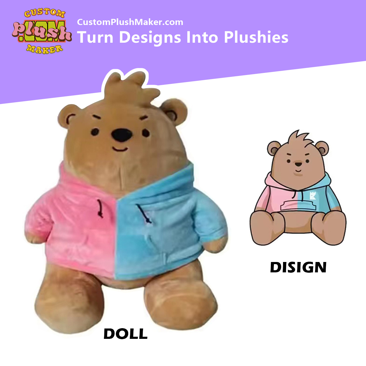 custom plush boy doll