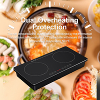 Table de Cuisson à Induction Encastrable 2 Feux pour Appareils Électroménagers avec Certifications CB et CE