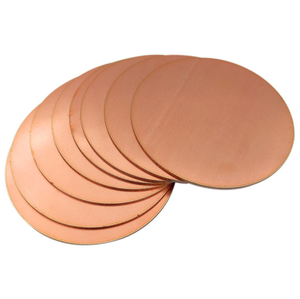 <span class=keywords><strong>Disque</strong></span> de tôle ronde en cuivre personnalisé <span class=keywords><strong>Disque</strong></span> de <span class=keywords><strong>plaquette</strong></span> en laiton cuivré 0.5mm 0.8mm 1mm 1.5mm pour l'industrie Plaque de cuivre Matière première - Product Image 2