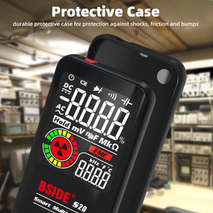 Multímetro Digital portátil S10 9999 EBTN Pantalla DC AC Voltímetro Diodo de capacitancia NCV Ohm Live Continuity Hz <span class=keywords><strong>Tester</strong></span> - Product Image 4