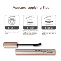 OTVENA Mascara Allongeant et Volumisant pour Cils, Sépare Chaque Cils, Sans Effet Araignée, Pour Fêtes et Usage Quotidien, Beauté des Yeux, Logo Personnalisé
