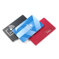 Plastik PVC T5577 Disesuaikan Cerdas RFID Hotel Kunci Kartu 125Khz Rfid Kartu & Rfid Memblokir Kartu