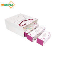 Boîtes d'emballage en papier pour macarons, biscuits, desserts, beignets, avec logo personnalisé imprimé, boîte à tiroir coulissant