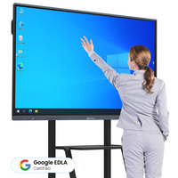Pizarra Inteligente para Aula, 75, 86, 100, 110 Pulgadas, Pizarra Inteligente de 55 y 65 Pulgadas para Enseñanza Escolar, Pizarras Interactivas, Paneles Interactivos