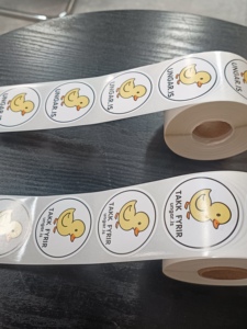 2*2MM, 3*3MM, 4*4MM, 5*5MM Logotipo de tamaño personalizado etiquetas adhesivas de alta calidad resaltar marketing marca publicidad logotipo - Product Image 5