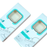 Boîte pliable imprimée avec logo personnalisé avec câble de plateau emballage de chargeur de produit électronique boîte de papier de ligne de données usb