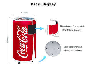 Pantalla LED con Forma Personalizada, Diseño de Video a Todo Color, Pantalla Publicitaria para Cerveza - Product Image 4