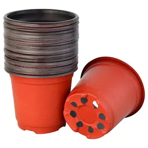 Vaso/potes de plantas de plástico 4 ", vasos de mudas, recipiente de sementes de plantas