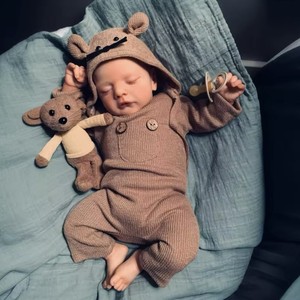 ตุ๊กตาเด็กเกิดใหม่ OtardDolls ขนาด 45 ซม. ตัวทำจากยางเหมือนจริง พร้อมเสื้อผ้าสำหรับเด็กเล่น - Product Image 2