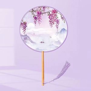 พัดพับสไตล์จีนโบราณ วาดลายด้วยมือบนไม้ไผ่ พร้อมลวดลายเทพนิยายแห่งความรักดนตรี สำหรับของที่ระลึกปีใหม่ ของขวัญทางธุรกิจ - Product Image 5