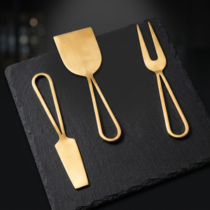 Elegante Juego de Cuchillos para Queso de Acero Inoxidable con Mango de Madera – Herramientas Premium para Servir Queso en el Hogar, Fiestas y como Regalo - Product Image 6