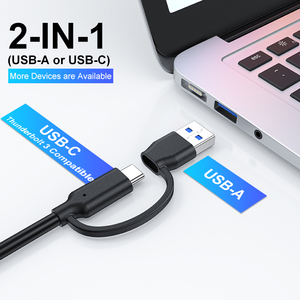 RSHTECH Powered 7 puertos <span class=keywords><strong>USB</strong></span> 3,<span class=keywords><strong>2</strong></span> <span class=keywords><strong>Gen</strong></span> <span class=keywords><strong>2</strong></span> 10Gbps 7 en 1 Hub estación de acoplamiento 7 puertos powered Hub 3,0 para PC portátil - Product Image 3