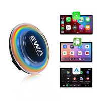 Tragbare Auto Multimedia Box Blue Tooth Stereo Ai TV-Box Youtube Auto Netflix Wireless Carplay Ambient Led Car Play