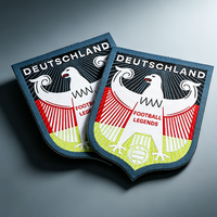 Hersteller Maßgefertigte Gewebte Stoff-Logos Aufbügelbare Patches Abzeichen für Kleidung Hüte