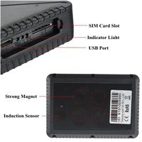 TKSTAR 4G TK915 Traceur GPS en temps réel pour voitures, étanche avec alarme amovible, prend en charge GPRS LBS AGPS, suivi sur PC ou application iOS
