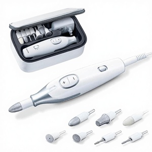 Kit de perceuse à ongles électrique <span class=keywords><strong>Beurer</strong></span> MP42 7-en-1 avec embouts en acier inoxydable, lumière LED et étui de rangement pour <span class=keywords><strong>manucure</strong></span> et pédicure - Product Image 1